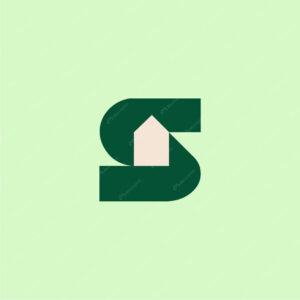 Logo Design with Stylized ‘S’ and Home Concept